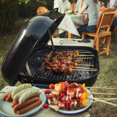 Barbacoa de Carbón Plegable y Portátil con Ruedas Tamarit Negro 47x52x87cm Thinia Home Barbacoas 5 Barbacoa de Carbón Plegable y Portátil con Ruedas Tamarit Negro 47x52x87cm Thinia Home Barbacoas 5