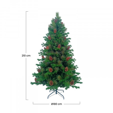 Árbol de Navidad con Piñas Otawa Verde Dayron Árboles de Navidad 4 Árbol de Navidad con Piñas Otawa Verde Dayron Árboles de Navidad 4