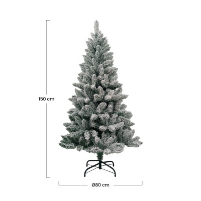 Árvore de Natal Helsínquia Verde neve Dayron Árvores de Natal 9