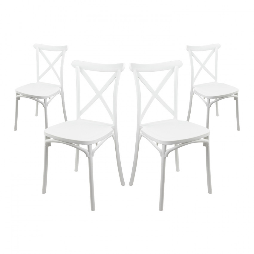 Pack 4 Sillas para Catering Apilables Charlotte 50x44x87.5cm 7house Sillas y Sillones de Exterior 1 Pack 4 Sillas para Catering Apilables Charlotte 50x44x87.5cm 7house Sillas y Sillones de Exterior 1