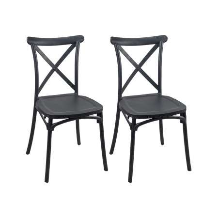 Pack 2 Sillas para Catering Apilables Charlotte 50x44x87.5cm 7house Sillas y Sillones de Exterior 7 Pack 2 Sillas para Catering Apilables Charlotte 50x44x87.5cm 7house Sillas y Sillones de Exterior 7