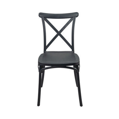 Pack 4 Sillas para Catering Apilables Charlotte 50x44x87.5cm 7house Sillas y Sillones de Exterior 8