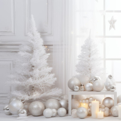 Árbol de Navidad Laponia Blanco Nevado 150x80cm Dayron Árboles de Navidad 5