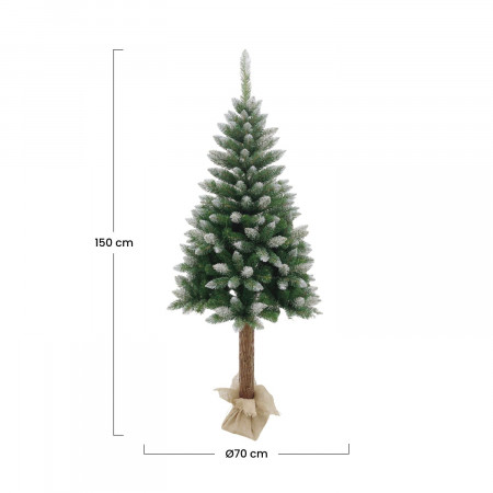 Árbol de Navidad Alpes Verde Nevado 150x70cm Dayron Árboles de Navidad 4 Árbol de Navidad Alpes Verde Nevado 150x70cm Dayron Árboles de Navidad 4