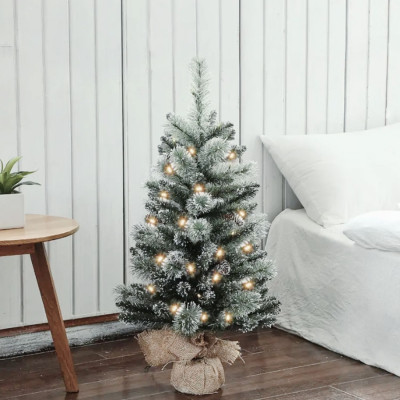 Árbol de Navidad Decorativo Mini Verde Nevado 60x38cm Dayron Árboles de Navidad 5