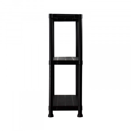 Pack 2 Prateleiras de resina com 3 prateleiras 131x61x31cm 75Kg 7house Prateleiras de resina 3