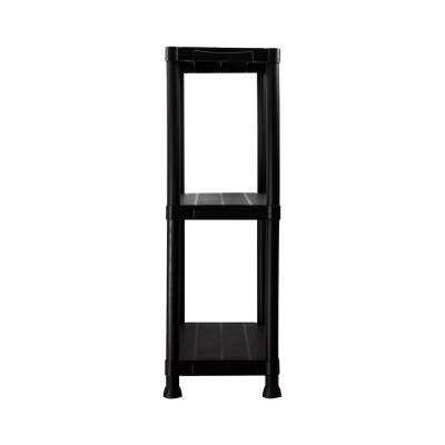 Pack 2 Prateleiras de resina com 3 prateleiras 131x61x31cm 75Kg 7house Prateleiras de resina 3