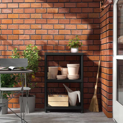 Pack 2 Prateleiras de resina com 3 prateleiras 131x61x31cm 75Kg 7house Prateleiras de resina 7