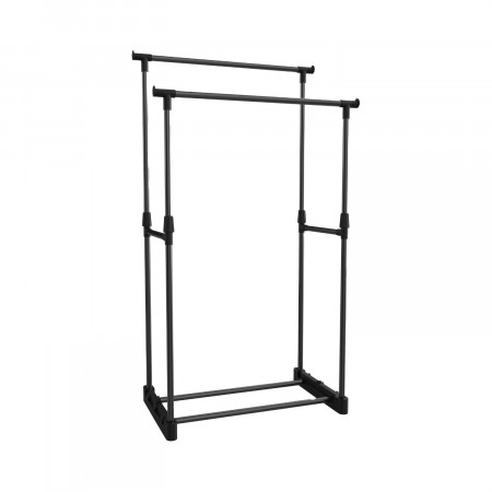 Cabide duplo Donkey Preto 77x39x157cm 7house Cabides e sapateiras 2