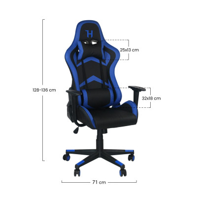 Silla Gaming Titán 71x70.5x136cm Thinia Home Sillas Gaming 6