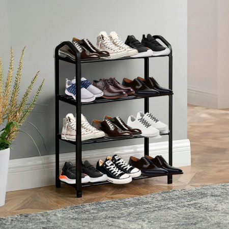 Estantería Zapatero 4 Baldas Neo Negro 63x20x62cm Thinia Home Percheros y Zapateros 6 Estantería Zapatero 4 Baldas Neo Negro 63x20x62cm Thinia Home Percheros y Zapateros 6
