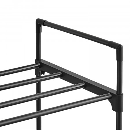Estantería Zapatero Metálico 4 Baldas Intra Negro 65x30x74cm Thinia Home Percheros y Zapateros 2 Estantería Zapatero Metálico 4 Baldas Intra Negro 65x30x74cm Thinia Home Percheros y Zapateros 2