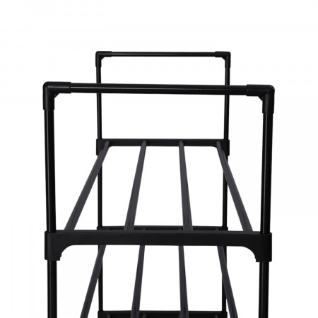 Estantería Zapatero Metálico 4 Baldas Intra Negro 65x30x74cm Thinia Home Percheros y Zapateros 3 Estantería Zapatero Metálico 4 Baldas Intra Negro 65x30x74cm Thinia Home Percheros y Zapateros 3