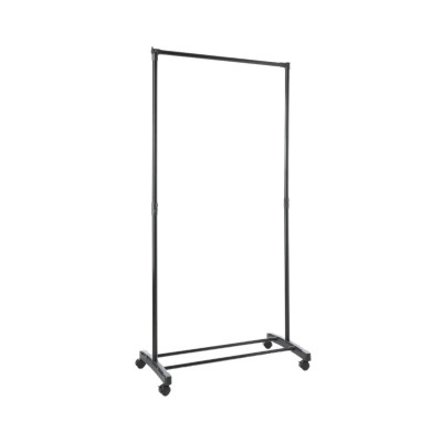 Burro Perchero Simple Metálico con Zapatero Venue Negro 157x74,5x41,5cm Thinia Home Percheros y Zapateros 1