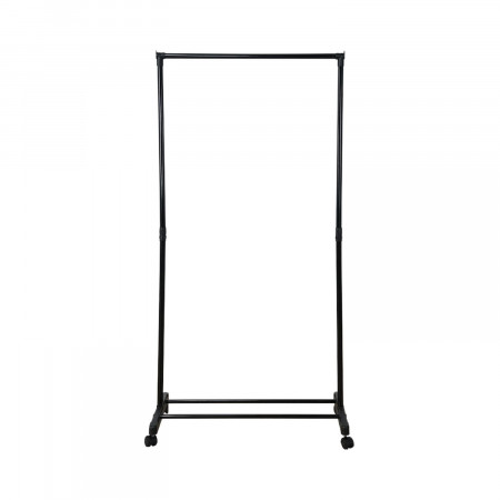 Bengaleiro metálico simples com sapateira Venue Black 157x74,5x41,5cm Thinia Home Bengaleiros e sapateiras 2