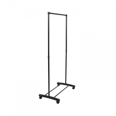 Bengaleiro metálico simples com sapateira Venue Black 157x74,5x41,5cm Thinia Home Bengaleiros e sapateiras 3