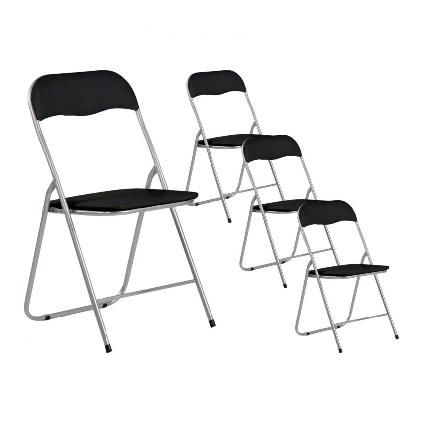 Pack 4 Sillas Plegables Acolchadas Eleonor 44x46x79cm 7house Sillas y Sillones de Exterior 1 Pack 4 Sillas Plegables Acolchadas Eleonor 44x46x79cm 7house Sillas y Sillones de Exterior 1