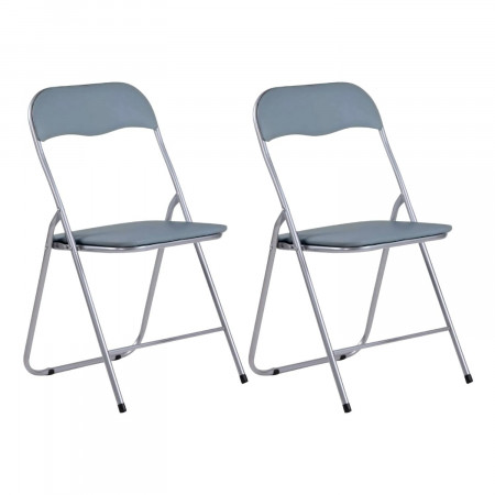 Pack 2 Sillas Plegables Acolchadas Eleonor 44x46x79cm 7house Sillas y Sillones de Exterior 7
