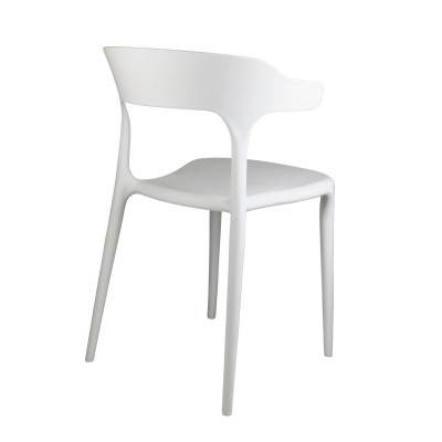 Silla de Exterior Apilable Madonna 74,3x47x47,5cm Thinia Home Sillas y Sillones de Exterior 2