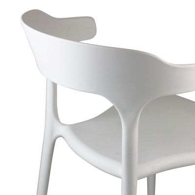 Silla de Exterior Apilable Madonna 74,3x47x47,5cm Thinia Home Sillas y Sillones de Exterior 3