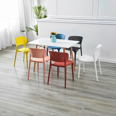 Silla de Exterior Apilable Marilyn 75x47x49,5cm Thinia Home Sillas y Sillones de Exterior 6