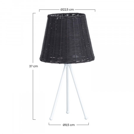 Lámpara de Mesa Yuan 22,5x22,5x37cm O91 Lámparas de Mesa 6 Lámpara de Mesa Yuan 22,5x22,5x37cm O91 Lámparas de Mesa 6