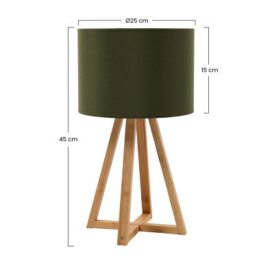 Lámpara de Mesa Eko 25x45cm O91 Lámparas de Mesa 14
