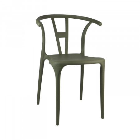 Silla de Exterior Apilable Scarlett 75x52x49,5cm Thinia Home Sillas y Sillones de Exterior 1