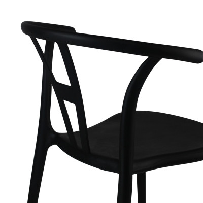 Silla de Exterior Apilable Scarlett 75x52x49,5cm Thinia Home Sillas y Sillones de Exterior 9