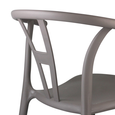 Pack 4 Sillas de Exterior Apilables Scarlett 75x52x49,5cm Thinia Home Sillas y Sillones de Exterior 18
