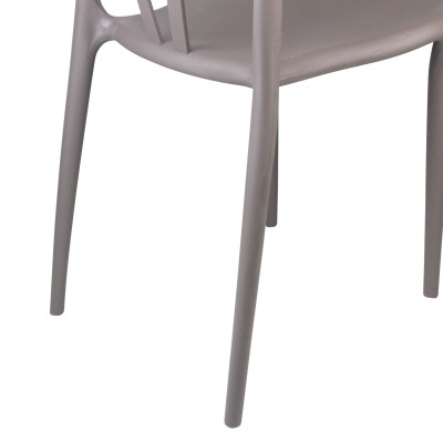 Pack 4 Sillas de Exterior Apilables Scarlett 75x52x49,5cm Thinia Home Sillas y Sillones de Exterior 19