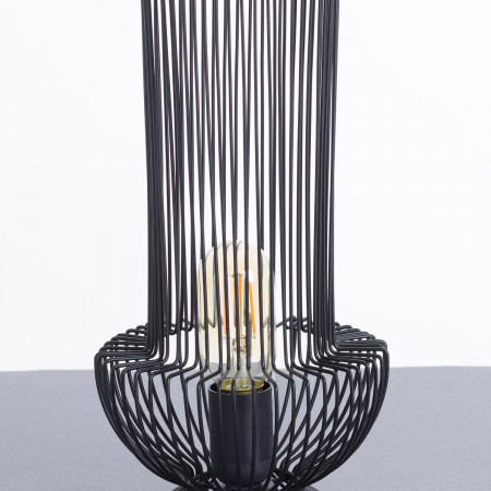 Lámpara de Mesa Yan Negro Ø17.5x33cm O91 Lámparas de Mesa 2 Lámpara de Mesa Yan Negro Ø17.5x33cm O91 Lámparas de Mesa 2