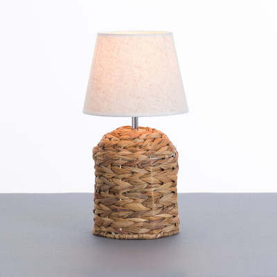 Lámpara de Mesa Maylin Natural 20x20x38cm O91 Lámparas de Mesa 2