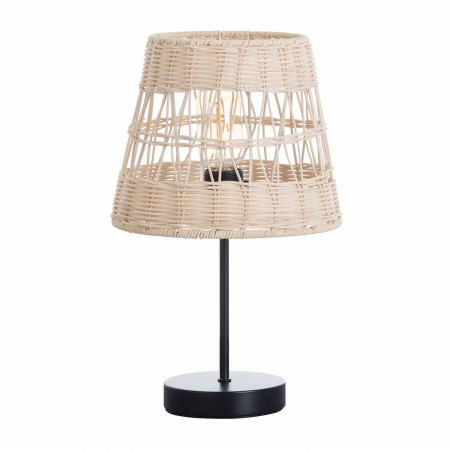 Lámpara de Mesa Yuga Natural 22,5x22,5x37cm O91 Lámparas de Mesa 1