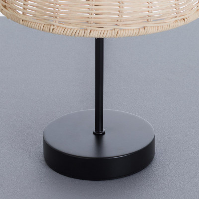 Lámpara de Mesa Yuga Natural 22,5x22,5x37cm O91 Lámparas de Mesa 4