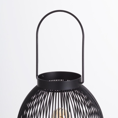 Lámpara de Mesa Kai Negro 20x20x24,5cm O91 Lámparas de Mesa 2
