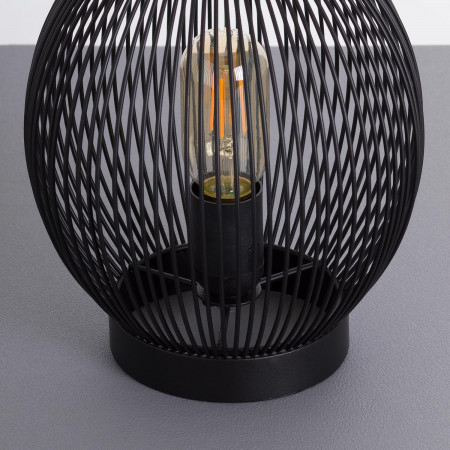 Lámpara de Mesa Kai Negro 20x20x24,5cm O91 Lámparas de Mesa 3 Lámpara de Mesa Kai Negro 20x20x24,5cm O91 Lámparas de Mesa 3