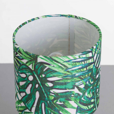 Lámpara de Mesa Natural/Verde Riviera 16,5x16,5x27,3cm O91 Lámparas de Mesa 2 Lámpara de Mesa Natural/Verde Riviera 16,5x16,5x27,3cm O91 Lámparas de Mesa 2