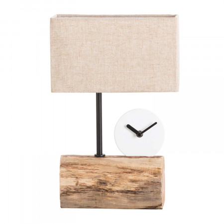 Lámpara de Mesa Natural Elsa 24,5x12,5x35cm O91 Lámparas de Mesa 1
