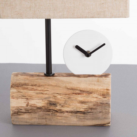 Lámpara de Mesa Natural Elsa 24,5x12,5x35cm O91 Lámparas de Mesa 4 Lámpara de Mesa Natural Elsa 24,5x12,5x35cm O91 Lámparas de Mesa 4