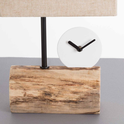 Lámpara de Mesa Natural Elsa 24,5x12,5x35cm O91 Lámparas de Mesa 4
