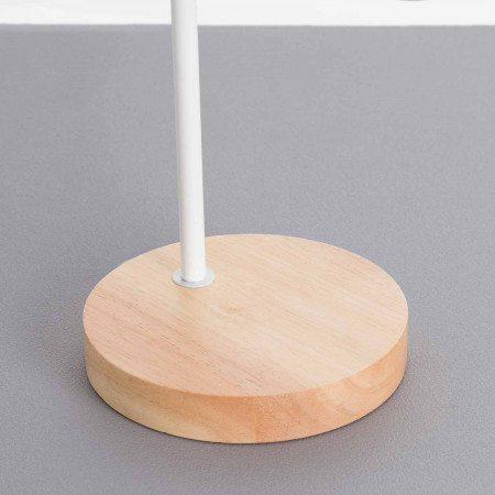 Lámpara de Mesa Natural Novo White 15x15x43cm O91 Lámparas de Mesa 3 Lámpara de Mesa Natural Novo White 15x15x43cm O91 Lámparas de Mesa 3