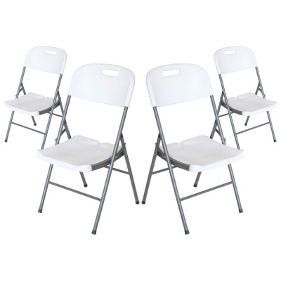 Pack 4 Sillas Plegables con Asa 47x58x87cm Thinia Home Sillas Plegables 1
