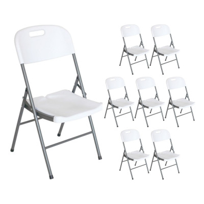 Pack 8 Sillas Plegables con Asa 47x58x87cm Thinia Home Sillas Plegables 1