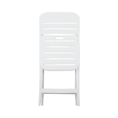Pack 2 Sillas Plegables Bliss Blancas 52x40x82cm Thinia Home Sillas y Sillones de Exterior 4