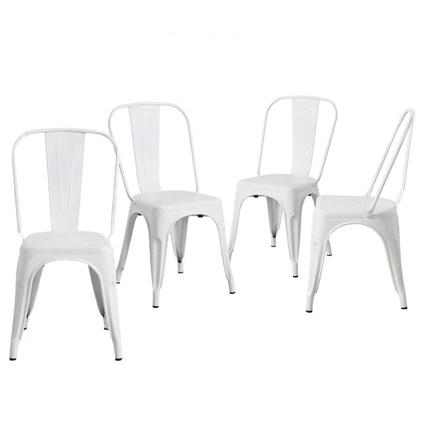 Pack 4 Sillas Industriales Strong 45x54x85cm Thinia Home Sillas de Comedor 1 Pack 4 Sillas Industriales Strong 45x54x85cm Thinia Home Sillas de Comedor 1