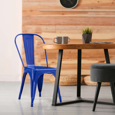 Pack 4 Sillas Industriales Strong 45x54x85cm Thinia Home Sillas de Comedor 49
