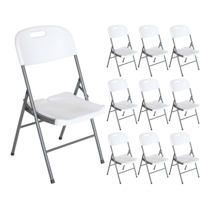 Pack 10 Sillas Plegables con Asa 47x58x87cm Thinia Home Sillas Plegables 1 Pack 10 Sillas Plegables con Asa 47x58x87cm Thinia Home Sillas Plegables 1