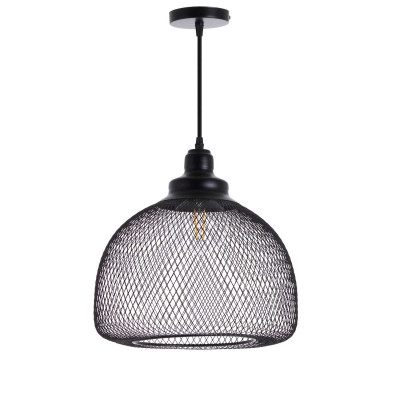Lámpara de Techo Breslavia Negro 33x33x32cm O91 Lámparas de Techo 1
