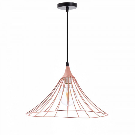 Lámpara de Techo Opole Oro Rosa 40x40x18cm O91 Lámparas de Techo 1
